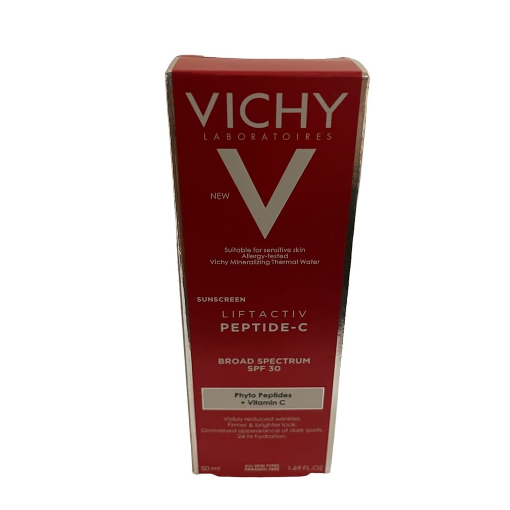 Vichy LiftActiv Sunscreen Peptide-C Face Moisturizer with SPF 30, Anti Aging